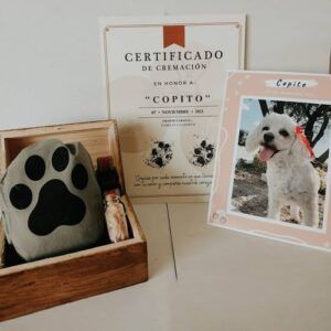 Recuerdos de la cremacion de mascotas en Cremaskott Morelia